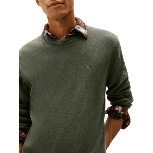 Tommy Hilfiger Pullover Maglione essential in cotone organico S A25-TOMMY JEANSDM21787-MRH-S - Francavilla Moda